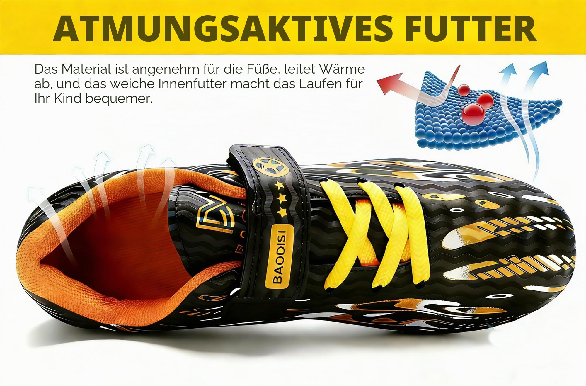 Fussballschuhe Kinder Jungen Mädchen Sportliche Fußballschuh Indoor Outdoor Athletics Soccer Stollenschuhe Kinder Spikes Professionelle Trainings Football Schuhe
