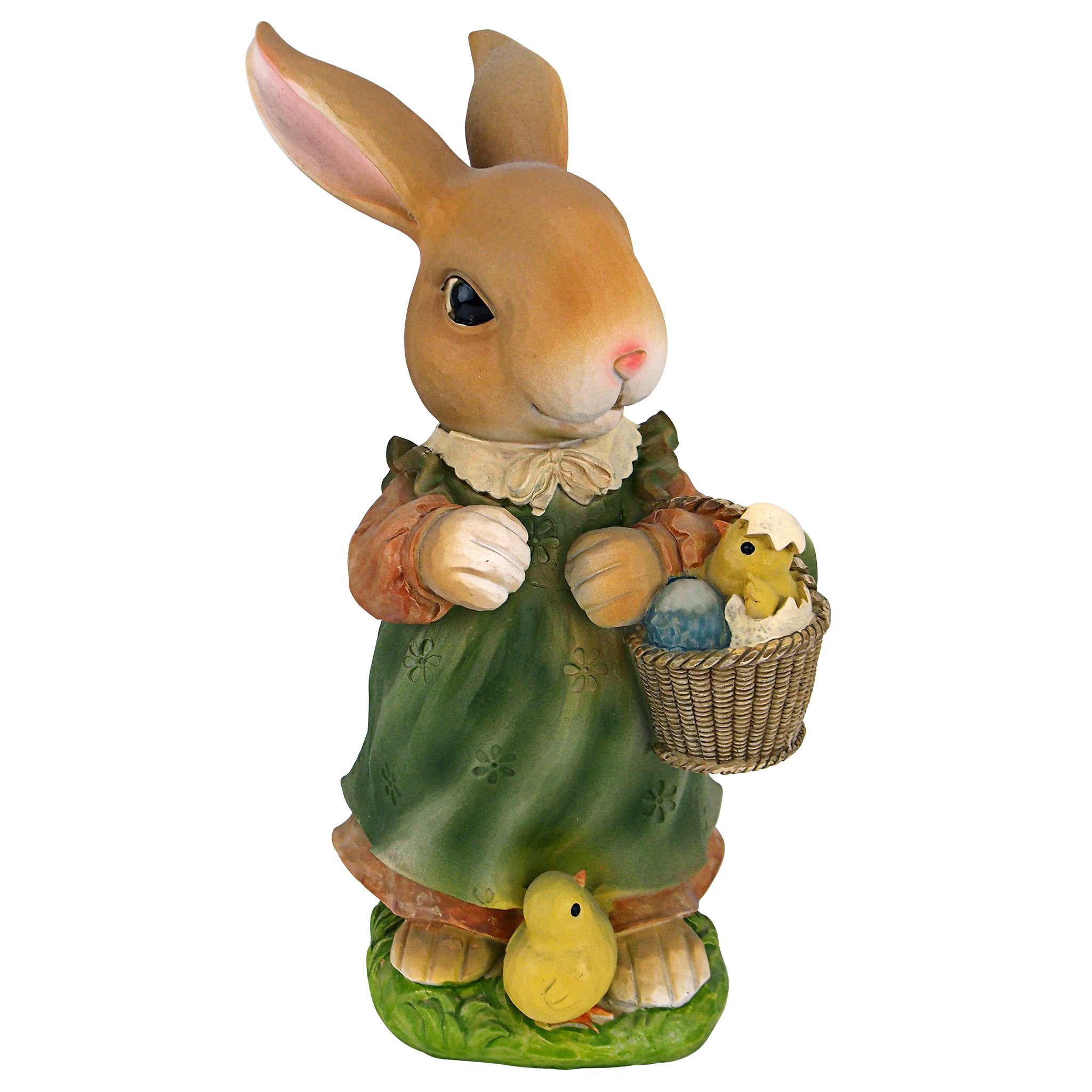 Design Toscano QM226182 Mother Bunny Hop Lane Statue, full color
