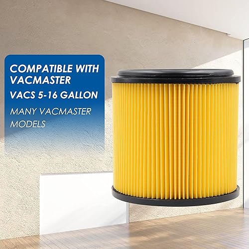 Miniatura 4 de ATXKXE VCFS - Filtro de repuesto para filtro y retenedor de cartucho estándar Vacmaster, paquete de 2