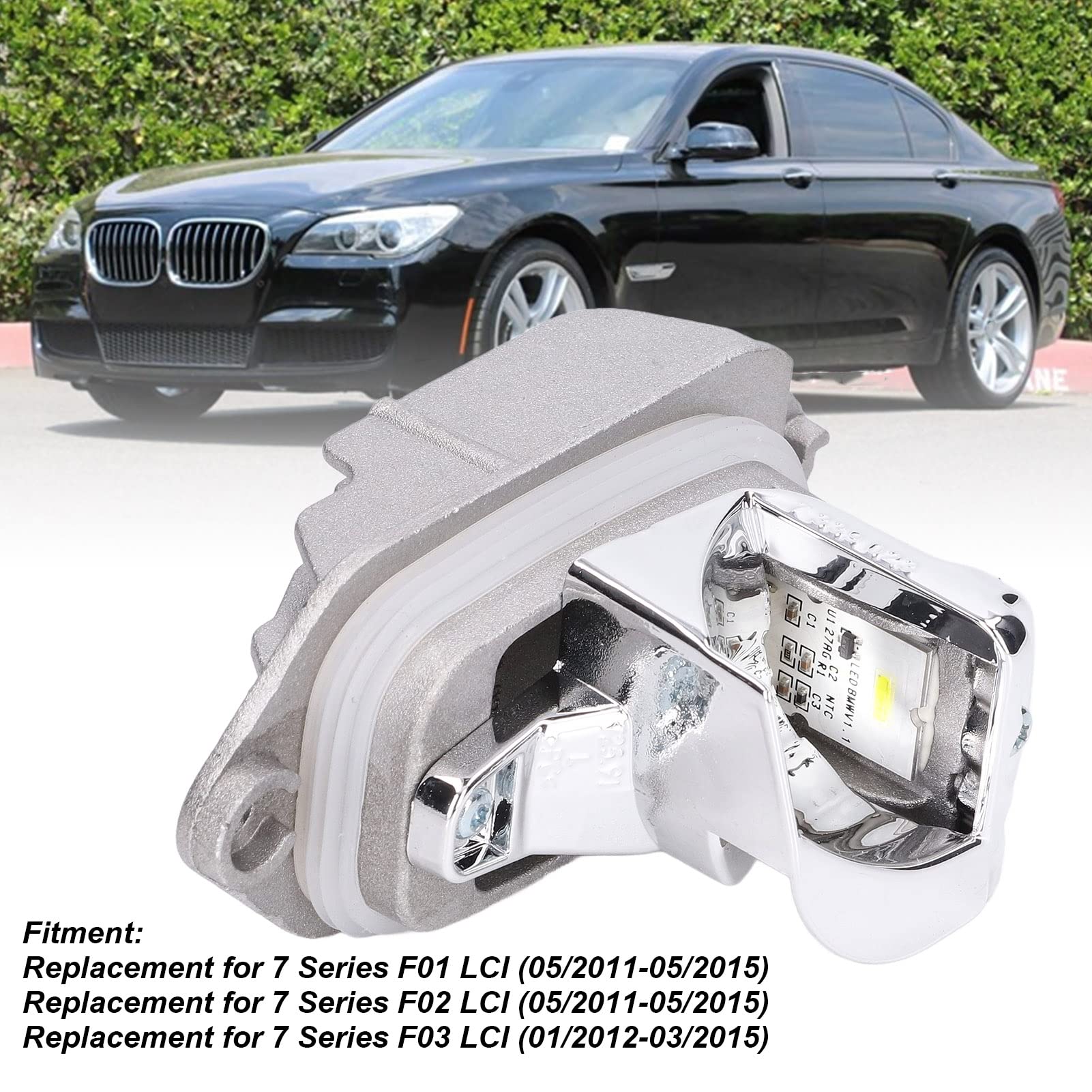Modulo a diodi a LED con segnale di svolta a LED, modulo LED in curva, modulo LED con segnale di svolta, modulo di ricambio per unità di ricambio per 7 serie F01 F02
