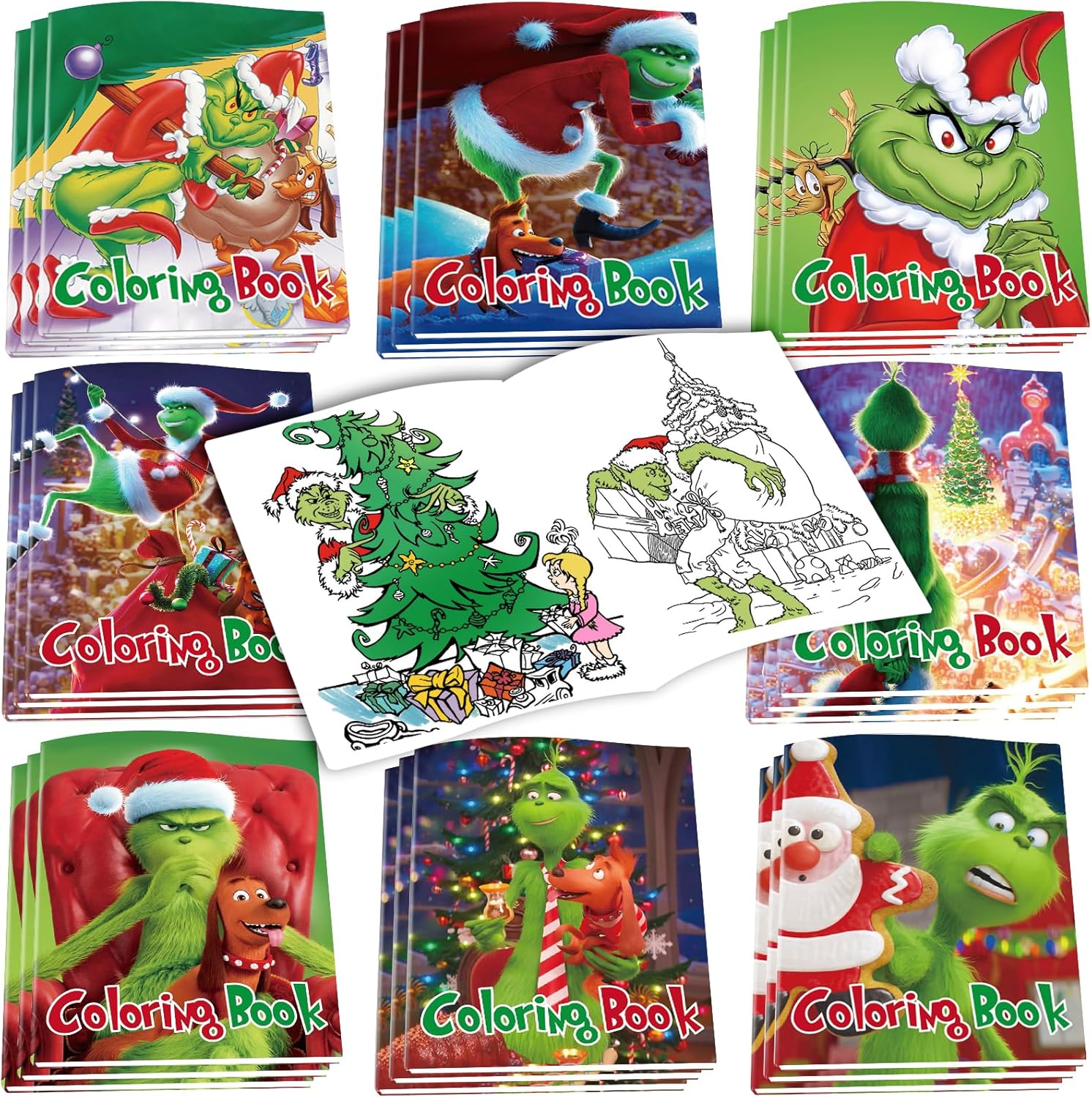 Amazon.com: 24PCS Christmas Coloring Books Bulk for Kids Mini DIY