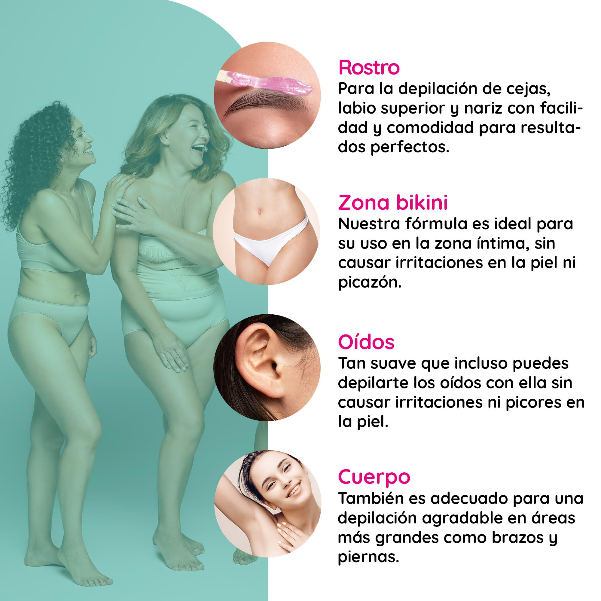 Next Generation Wax Aloe Vera - Perlas de cera (800 g, adecuadas para pieles sensibles, cera vegana sin tiras de fieltro a partir de 1 mm de longitud de cabello)