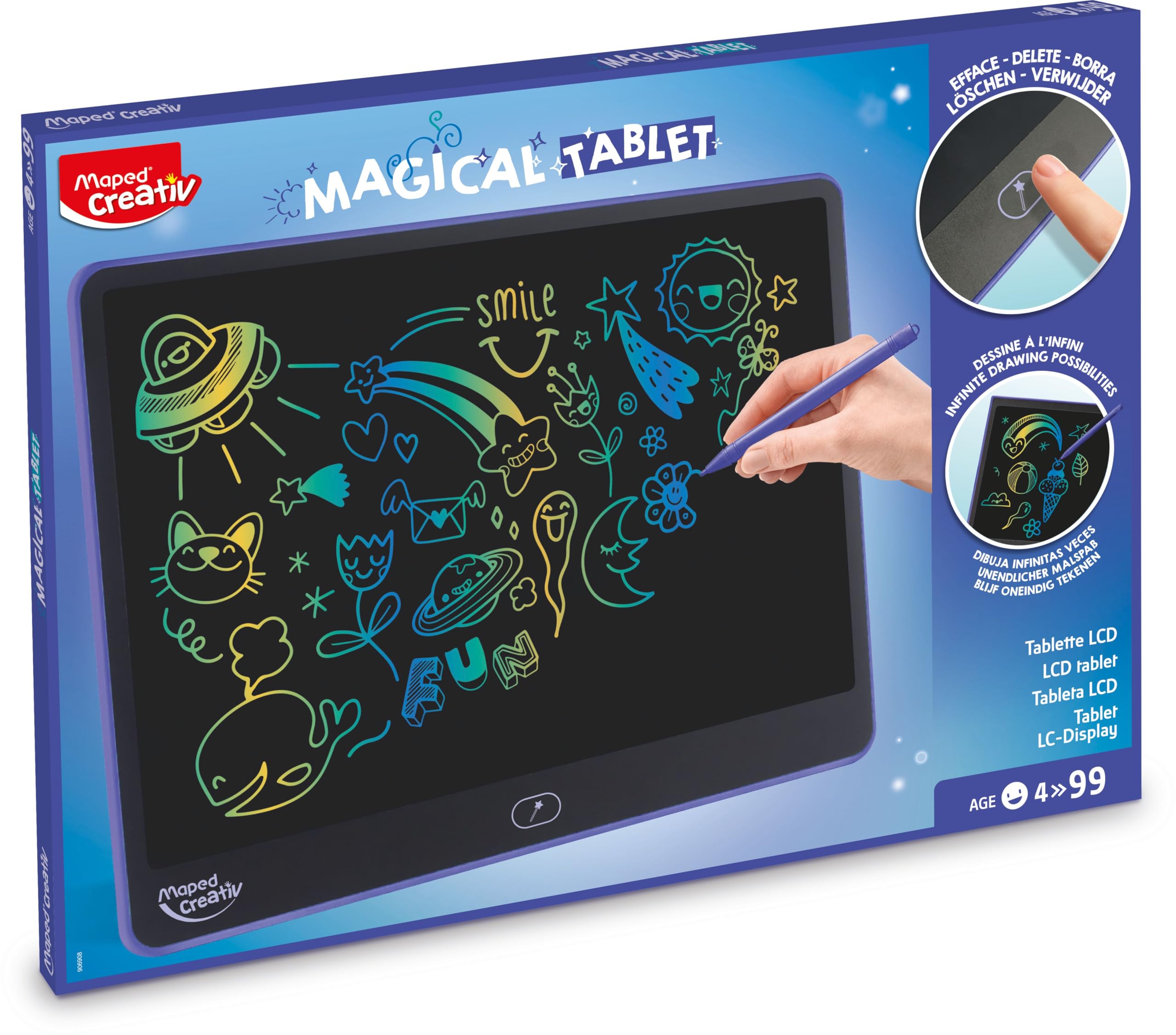 MAPED CREATIV - TABLETTE Magique LCD XXL (16 pouces)