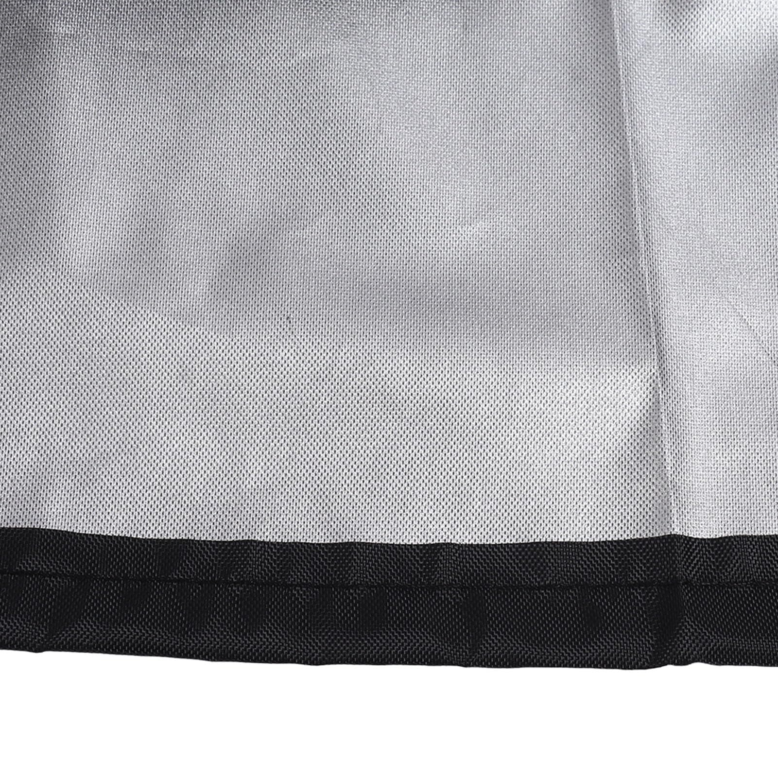 Copri Barbecue Impermeabile in Tessuto Oxford 420D, Copri Griglia a Gas Resistente, Copertura per Barbecue Anti Strappo e UV con Fibbia Antivento e Cordino, Interno Argento per Gri (183x66x130 cm)