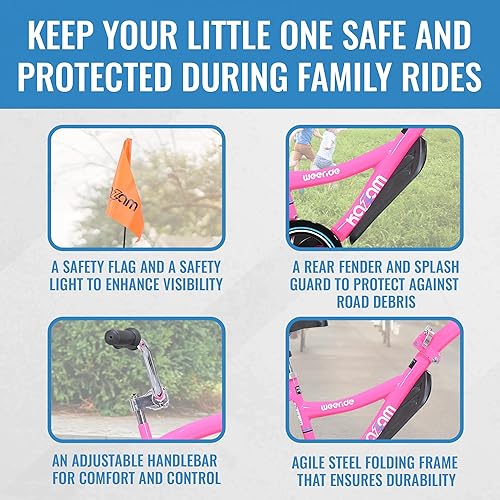 Miniatura 4 de KaZAM Bicicleta Co-Piloto Rosa