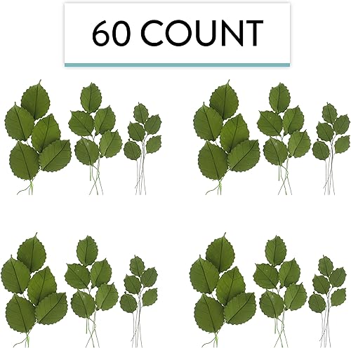 Miniatura 5 de Global Sugar Art Flor de pastel de azúcar verde oscuro, 3 tamaños, 120 unidades por el chef Alan Tetreault