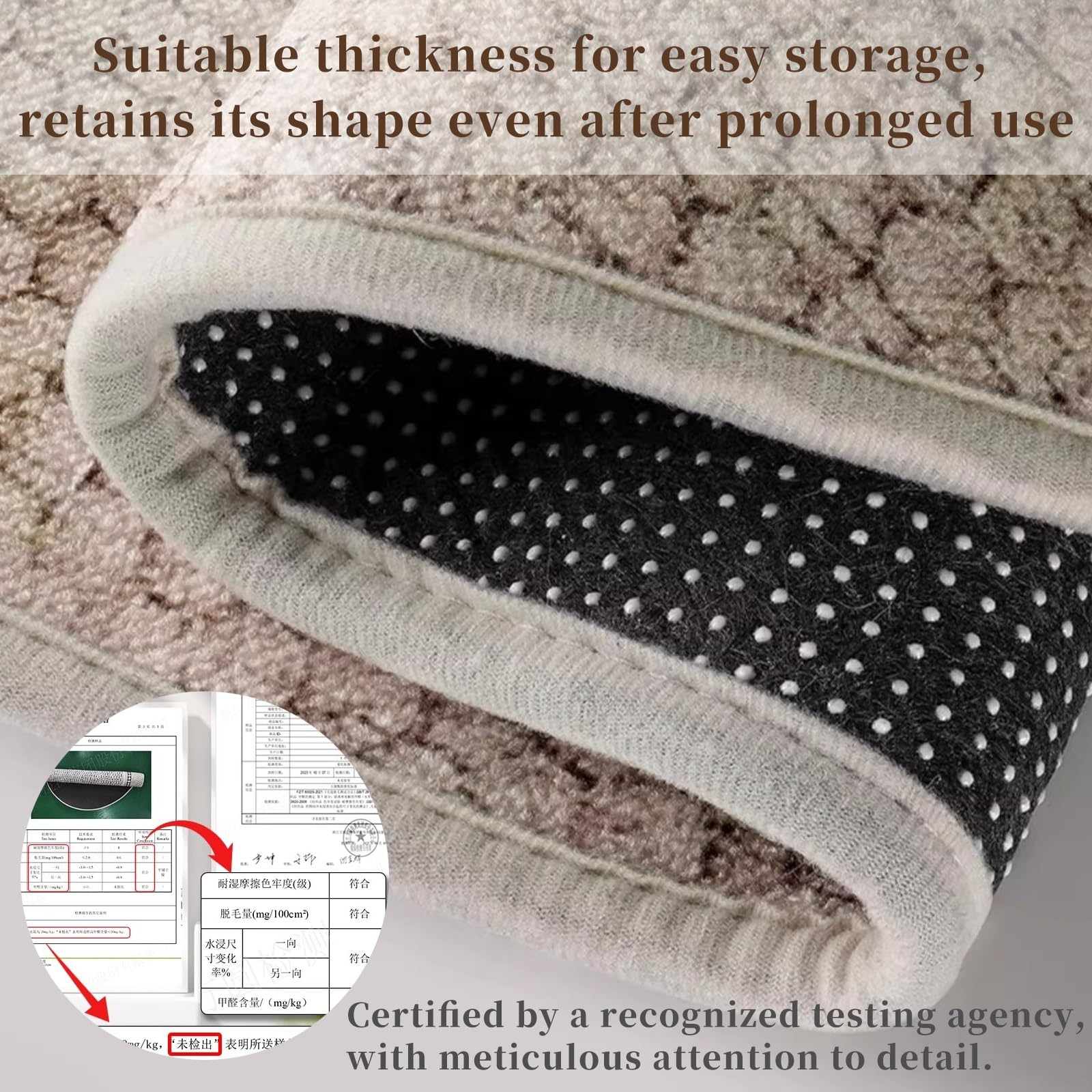 Tapete redondo para silla de oficina para suelos de madera dura, antideslizante, protector de escritorio para juegos, alfombra suave y lavable para sala de estar y oficina, 63 pulgadas, patrones