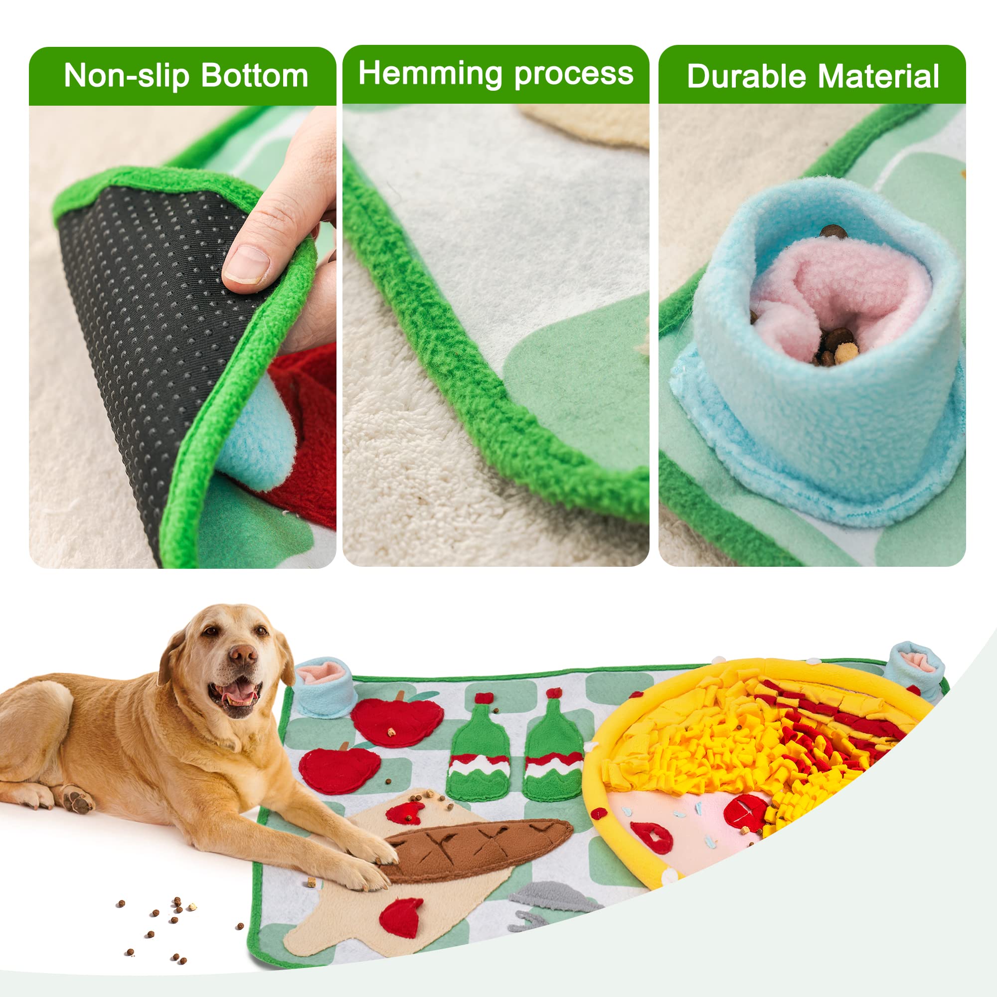 Schnüffelmatte Für Hunde – Interaktives Spielzeug Für Kleine & Mittlere Hunde