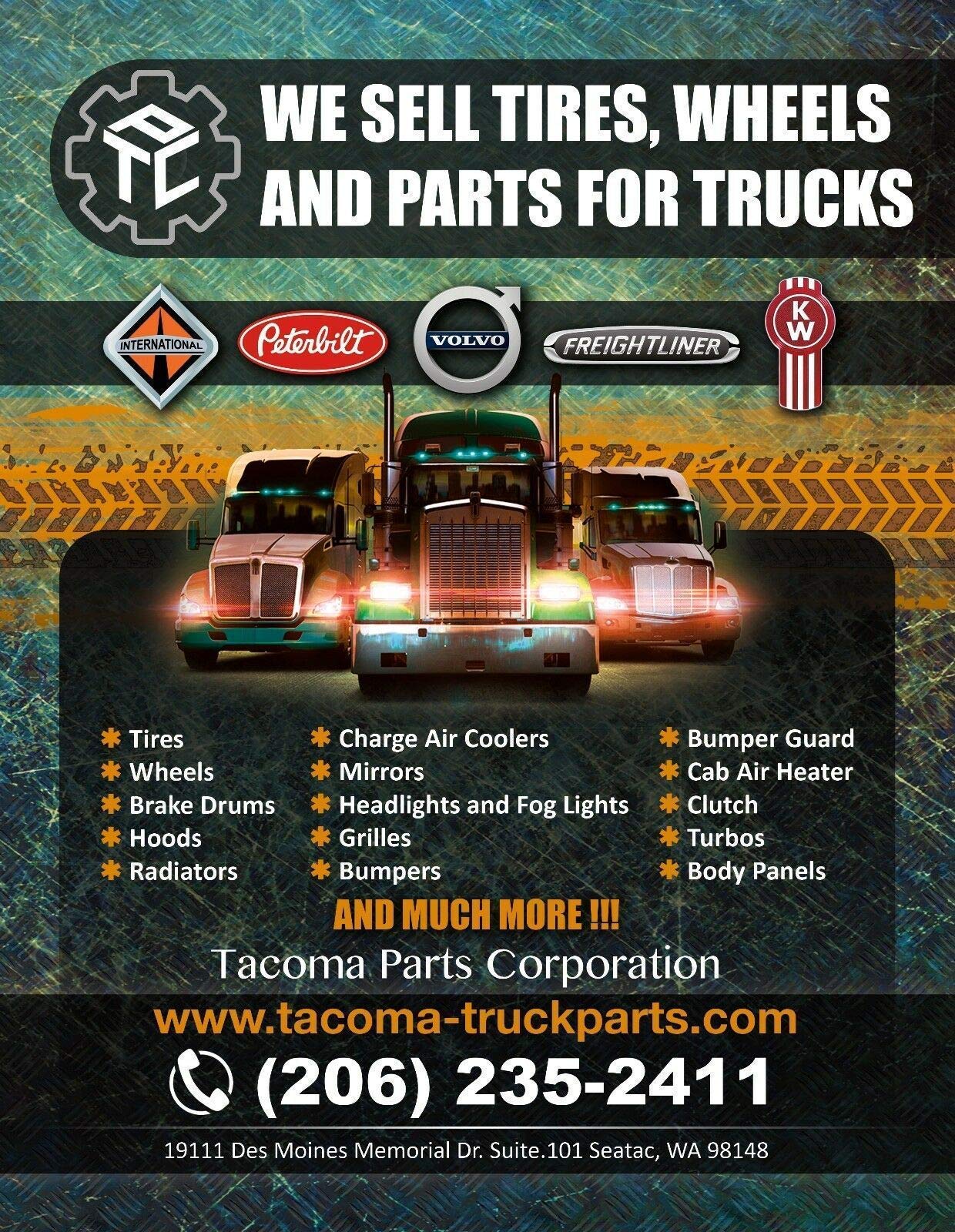 Buy KOZAK Aerodynamic 22.5" Wheel Caps for Freightliner, Volvo, Kenworth, Peterbilt Semi Trucks