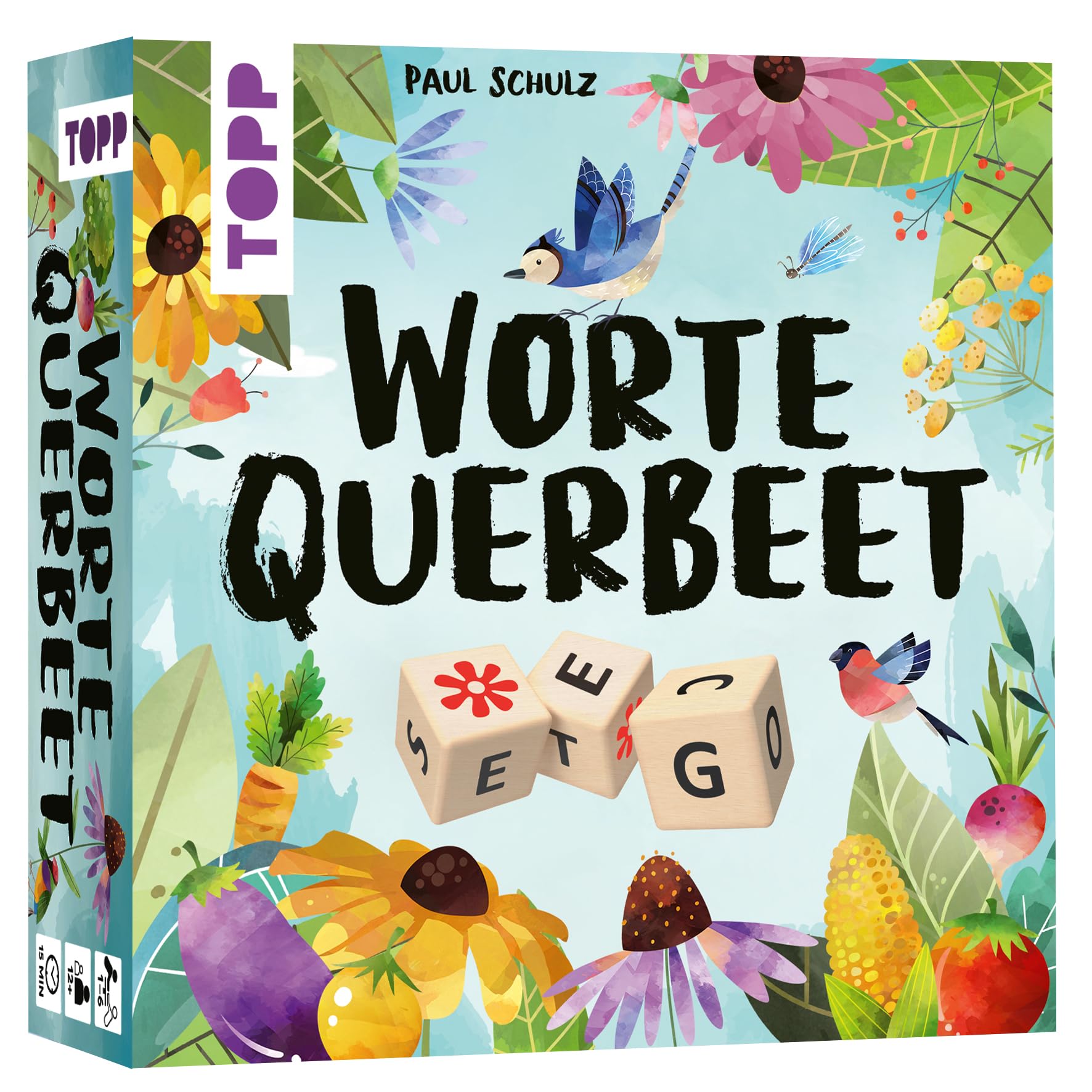 topp Words Querbeet - Let Words Grow!: Fast Dice Game for Crossword Fans by Paul Schulz