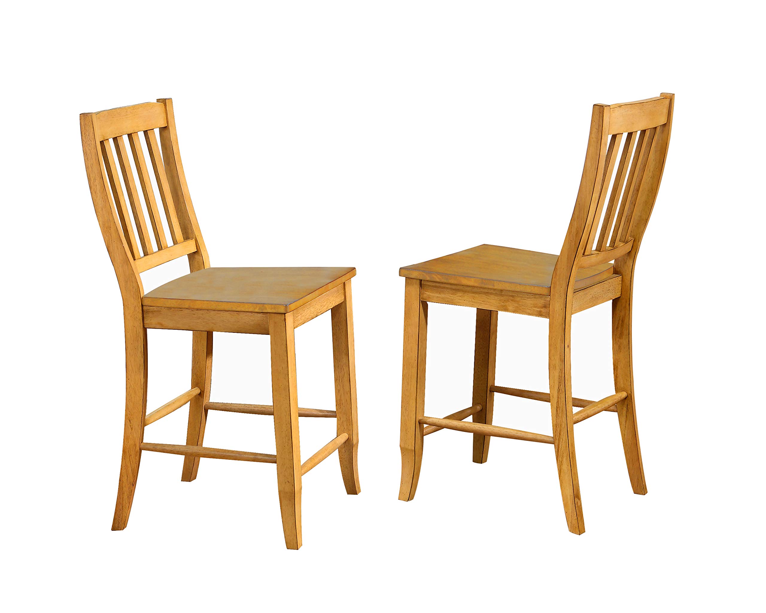 Sunset Trading Oak Selections Barstool, Distressed Light