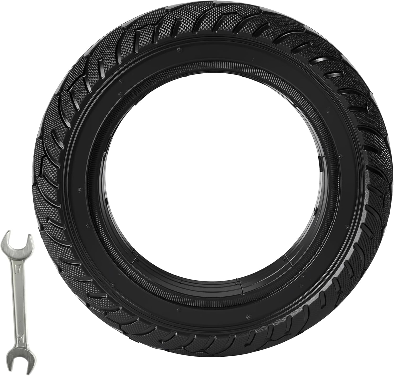 PRO CAKEN 200x50 Solid Tire Wheel With Tool for Electric Scooter Balance Car 8x2 Solid Wheel Explosion Proof Puncture Tubeless Tire Parts without hub