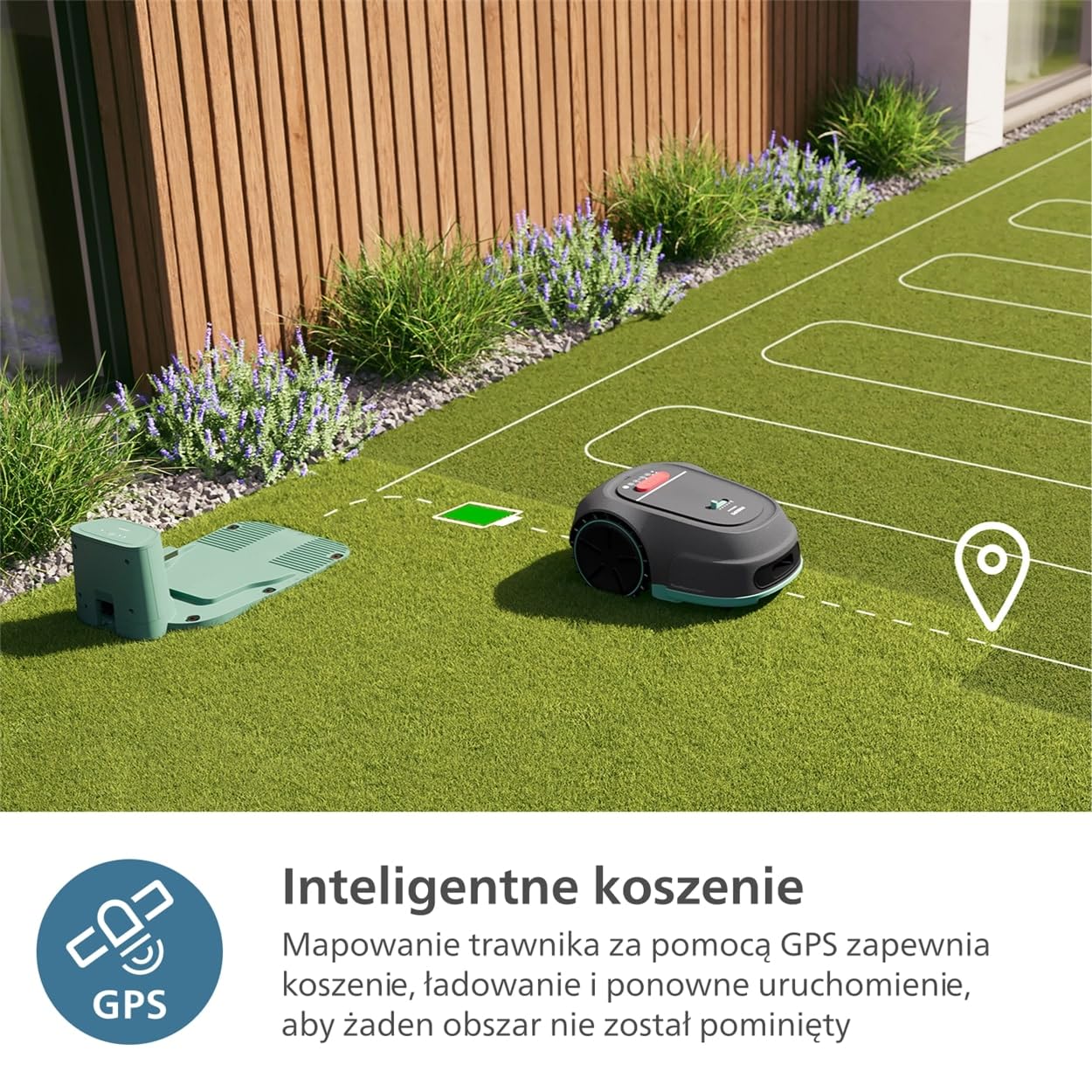 Philips RSL0010/02 Garden Care Akcesoria do Kosiarki Automatycznej, 50 m Przewód Obwodowy, Kompatybilny z Kosiarką Philips Serii 3000, Wytrzymały i Długotrwały
