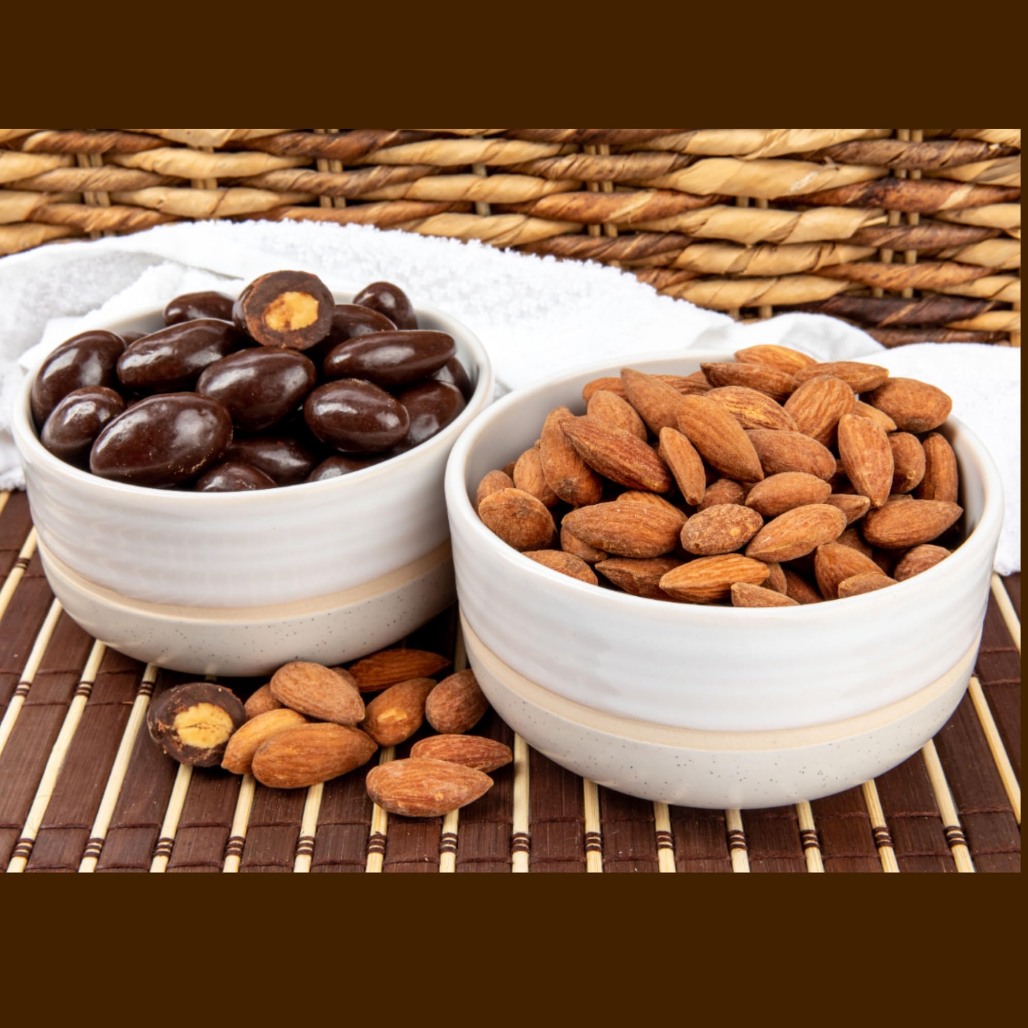 Amazon.com : Wellsley Farms Dark Chocolate Covered Almonds – 2lbs