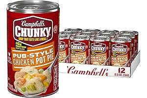 Campbell's Chunky Soup: Authentic Pub-Style Chicken Pot Pie Goodness in Every Can