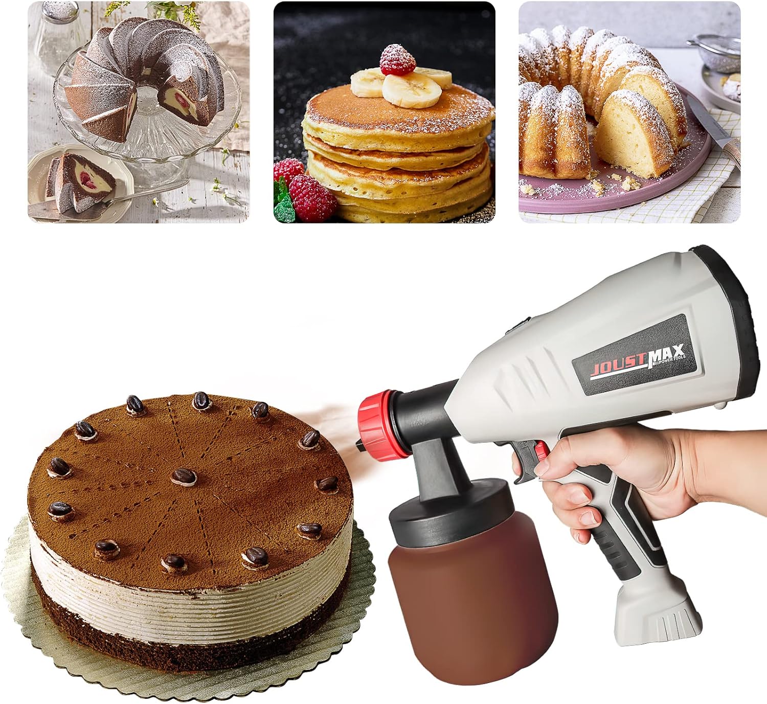 400w Dessert Chocolate Spray Gun,Electric Paint Sprayer m