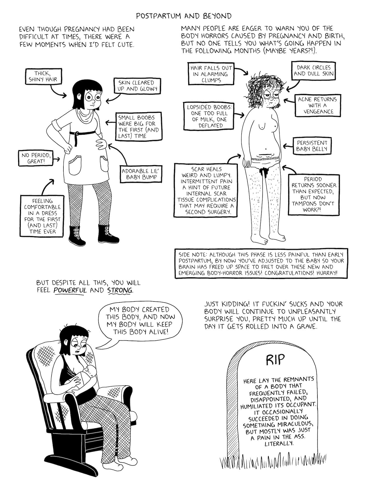 Bury Me, Already (It's Nice Down Here): Comics on Pregnancy and Parenthood