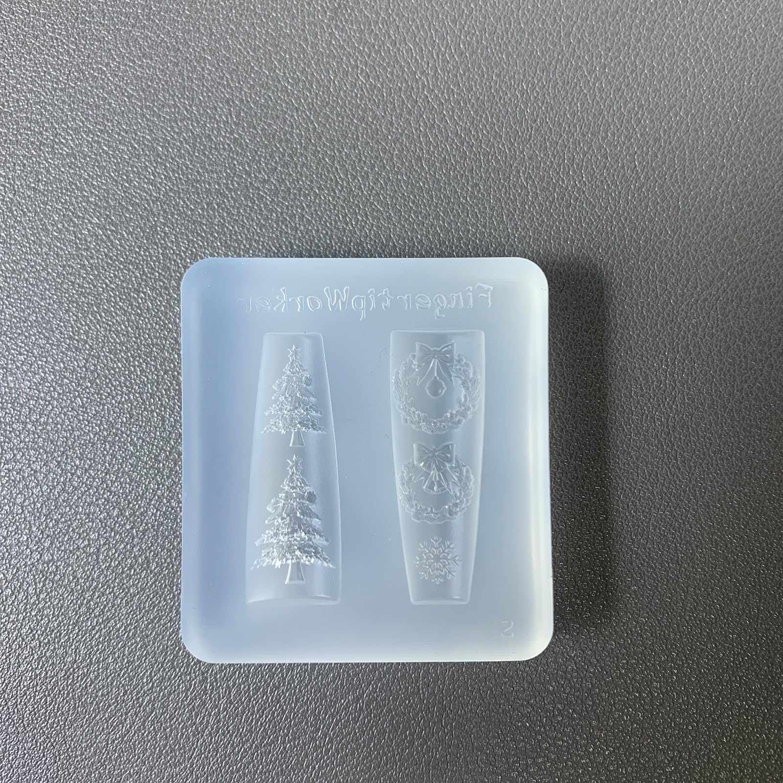 Moule en silicone souple pour nail art sur le thème du festival 3D - Moule pour manucure - Motif floral
