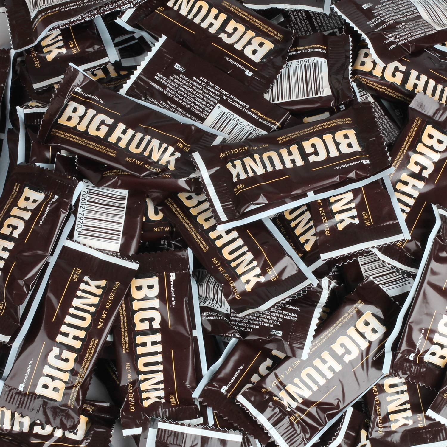 Big Hunk Candy Bars Annabelle Candy Mini Nougat Taffy Bar Approx