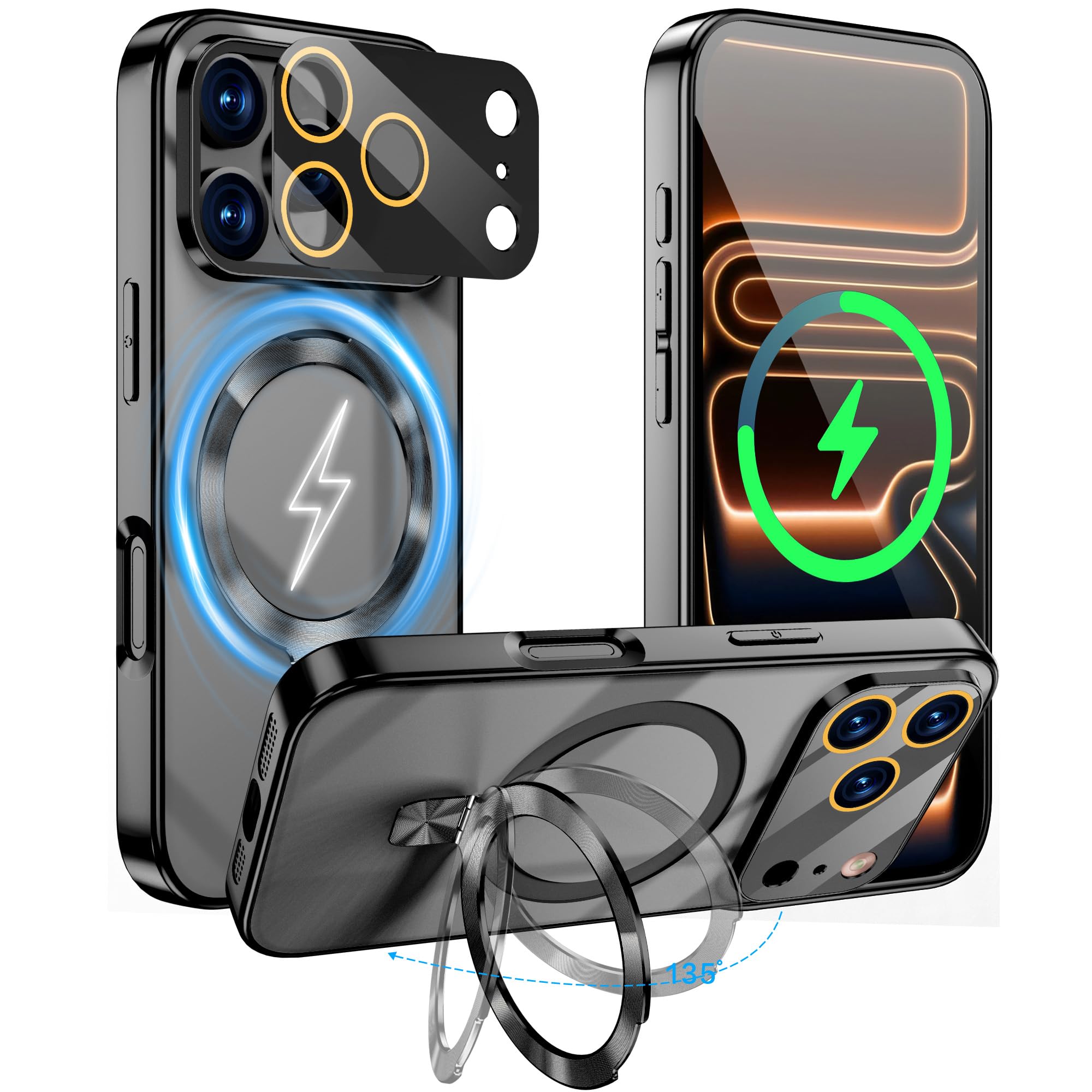 iPhone 17 pro max ケース Magsafe対応 多機能一体 マグ…
