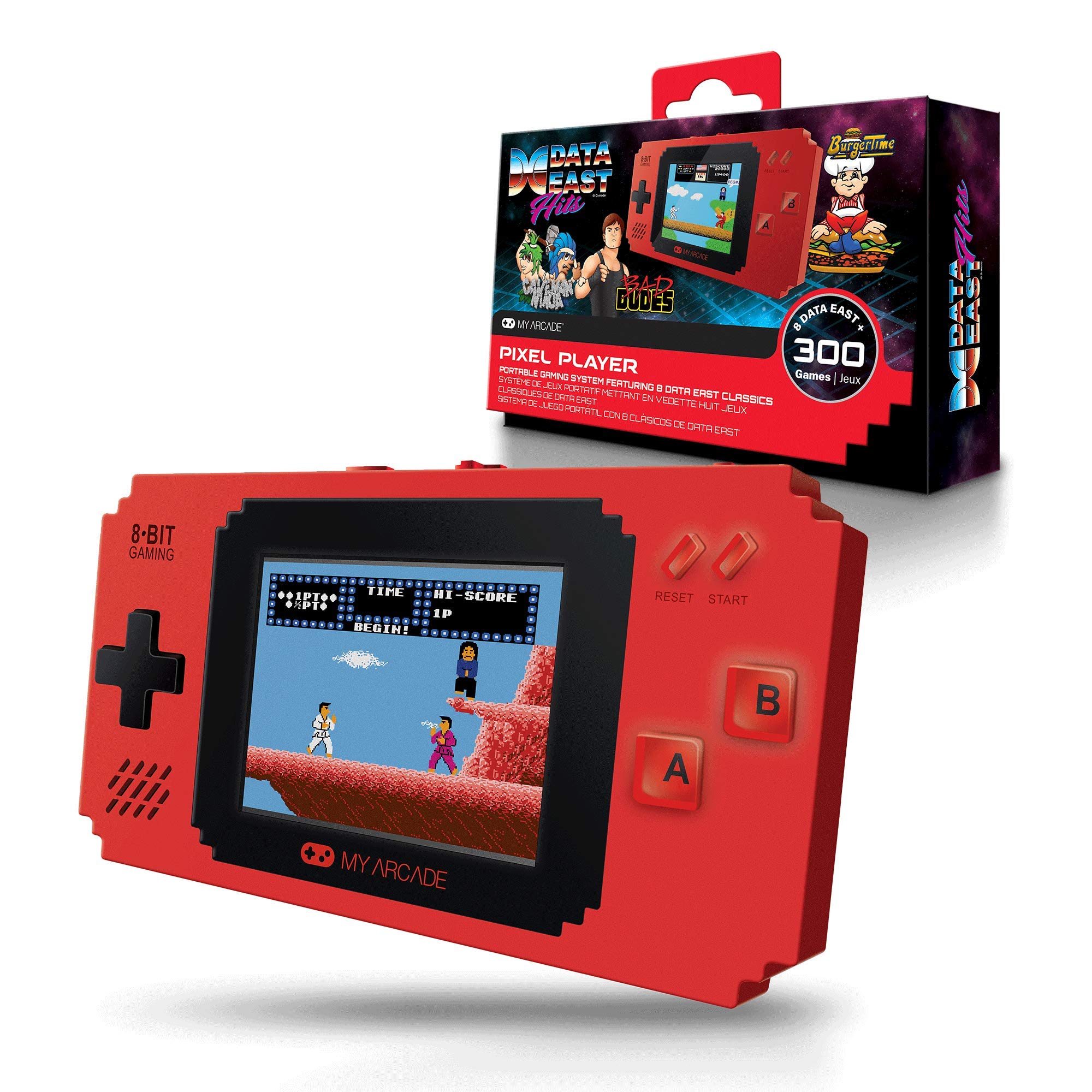 My Arcade Data East Pixel Player Portable Game System (Includes 300 Classic Games) (Electronic Games)