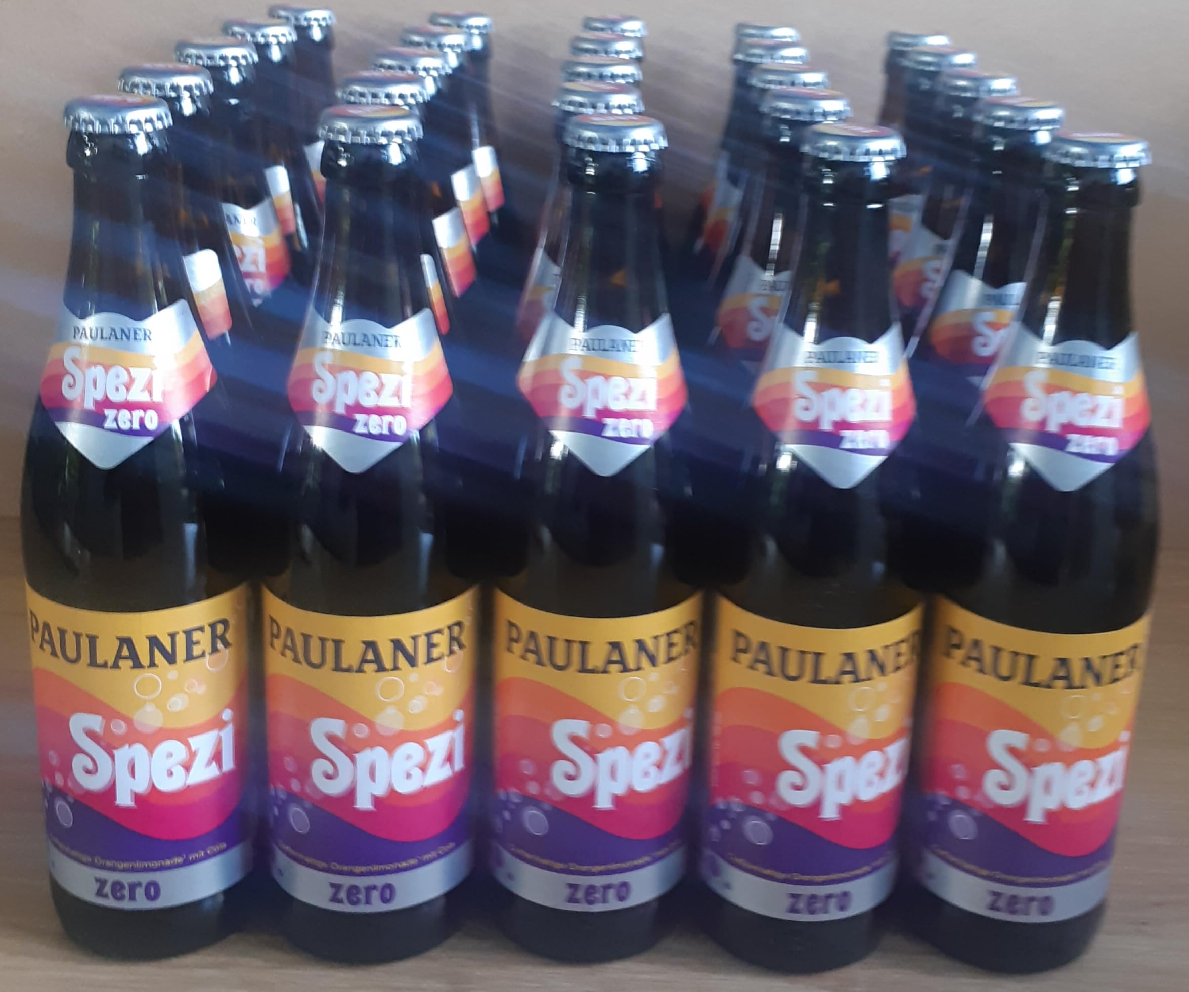 Spezi Zero Paulaner, 25 x 0,5 Liter Flaschen, mit Mehrwegpfand,