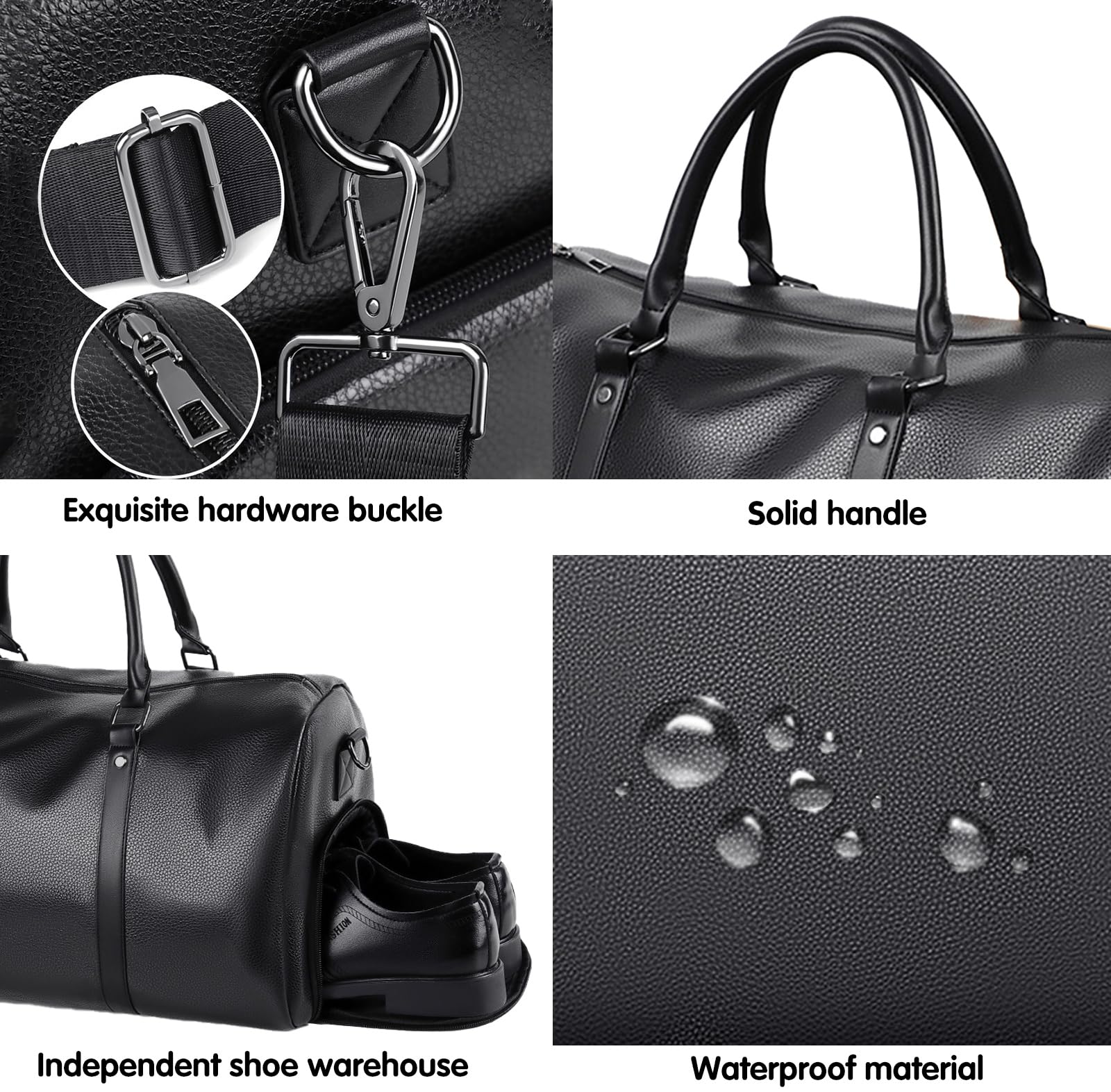 wasserdichte Wochenend-Reisetasche für Damen, Übernachtungsgepäck, Seesack