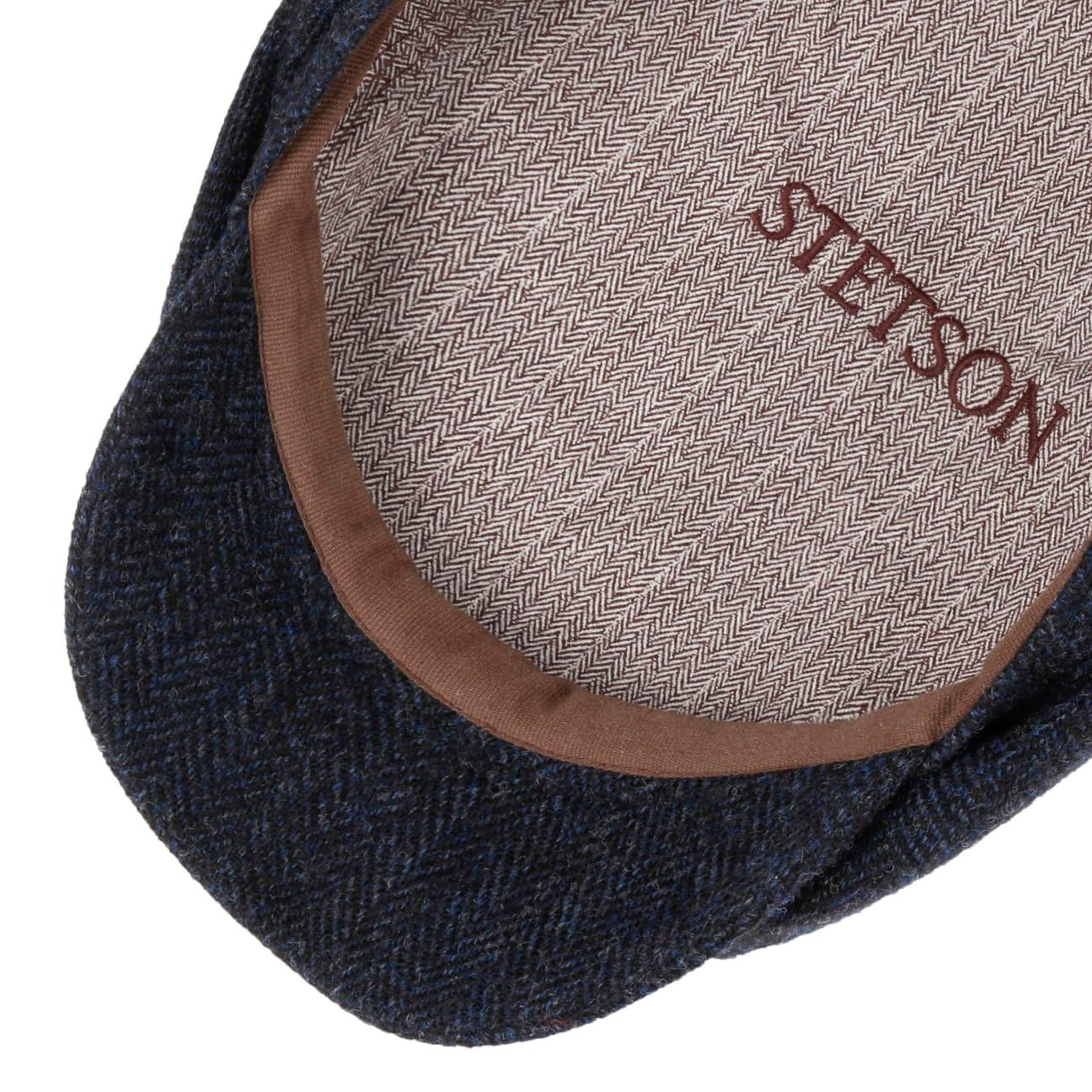 Stetson Gorra Belfast Classic Wool Hombre - Made in The EU Gorros con Visera Gorro Ivy de Visera, Forro, Forro otoño/Invierno