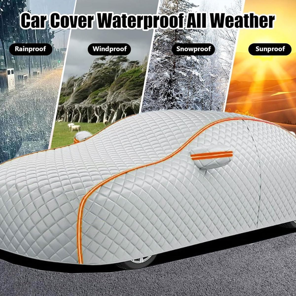 Telo Antigrandine Per Auto Per Manta B Coupe 1983-1988|Telo copriauto impermeabile antipolvere,anti-neve,antigraffio,ignifugo,tessuto Oxford,per esterni,anti-grandine,con cerniera
