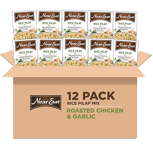 Near East Rice Pilaf Mix, Roasted Chicken & Garlic, 6.3oz