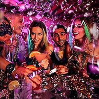 Vista 5 de URSMART - 12 clips de luz LED para el cabello, 6 piezas de luces LED y 6 accesorios de mariposa para el cabello para mujeres, horquilla LED