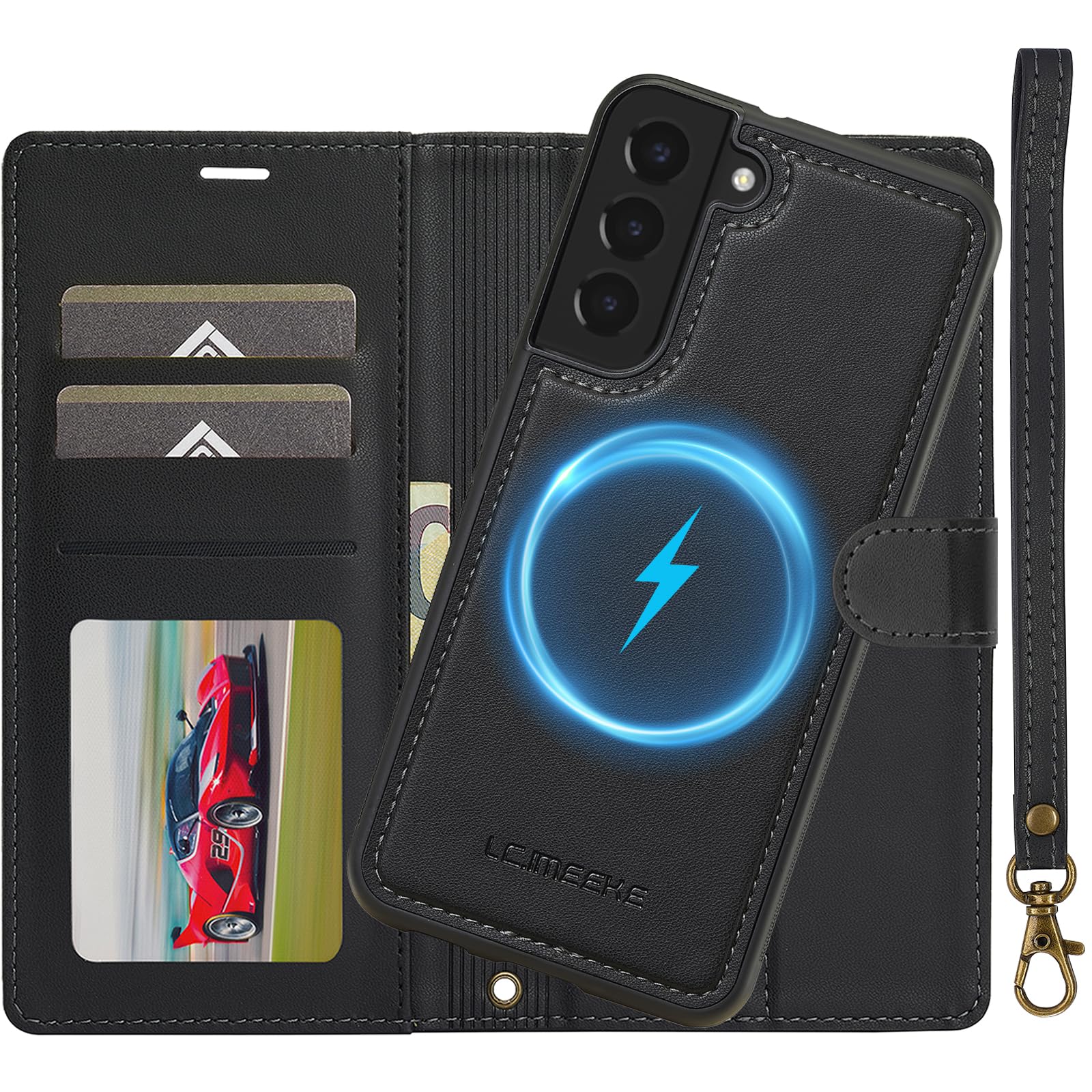 Ailicici für Samsung Galaxy S20 FE/S21/S22/S23/S24/S25/S26/S26 Plus/S26 Ultra Hülle, 2-IN-1 Abnehmbare magnetische Hülle