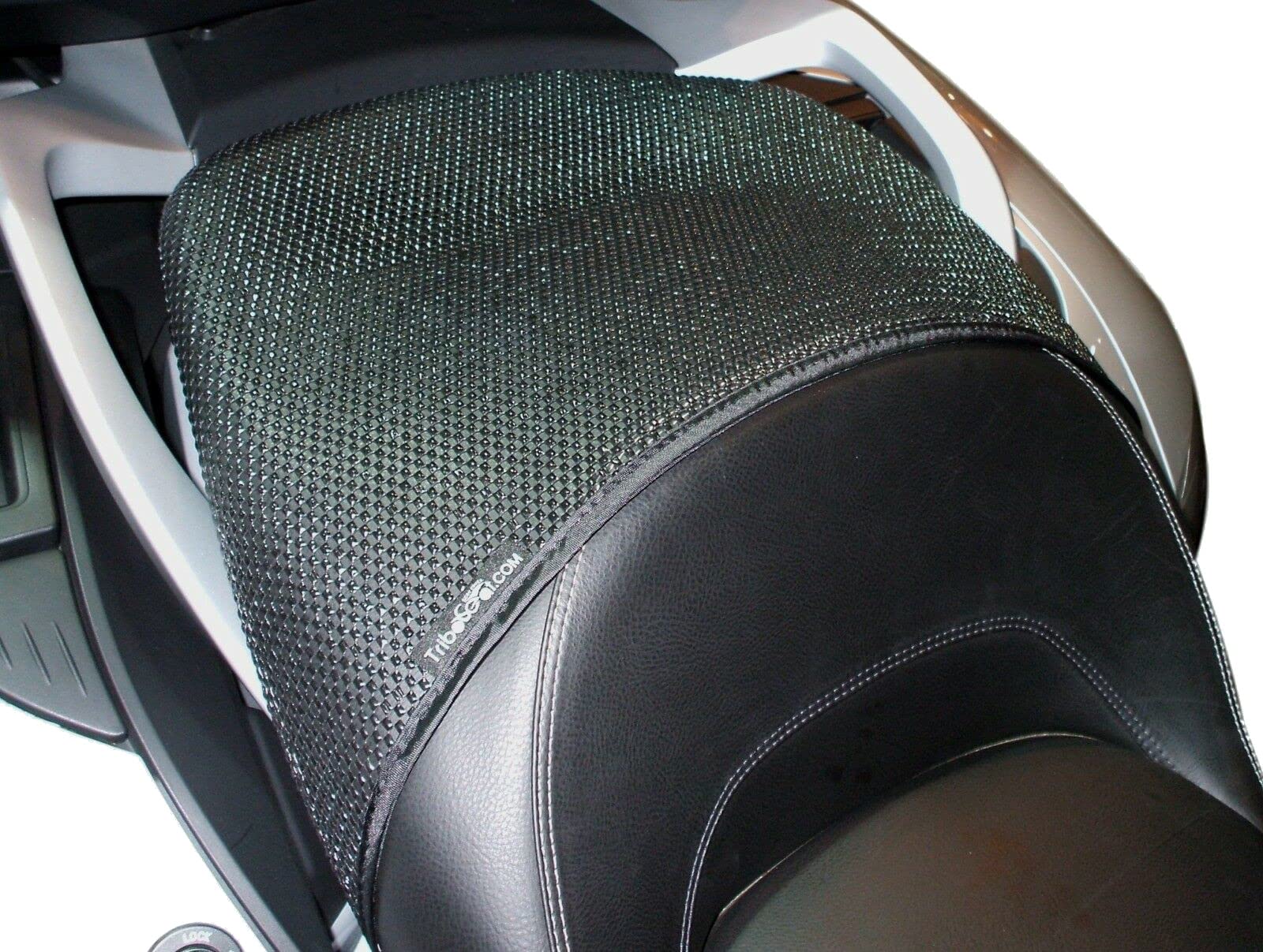 Accessoire Moto Confort Passager TRIBOSEAT Housse Siège Passager Moto Antidérapante | Pour BMW K1200S/K1300S 2004-2016 | Stabilité Améliorée Housse Anti-fatigue Siège Moto