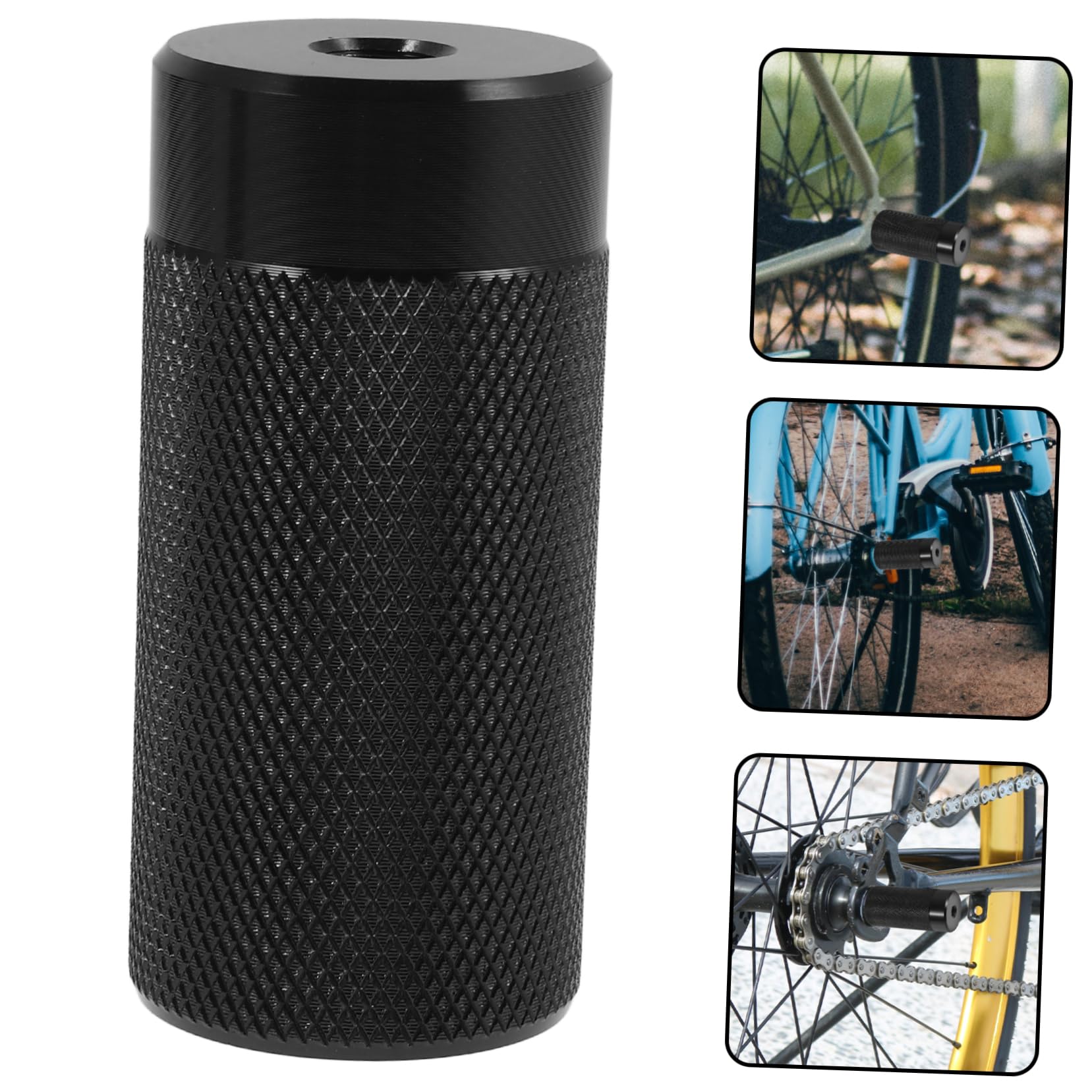 HEMOTON 2Pcs Scooter Pegs Sturdy Bike Pegs for Cycling Skid Replacement Foot Pegs for Bikes and Scooters for Rear Installation