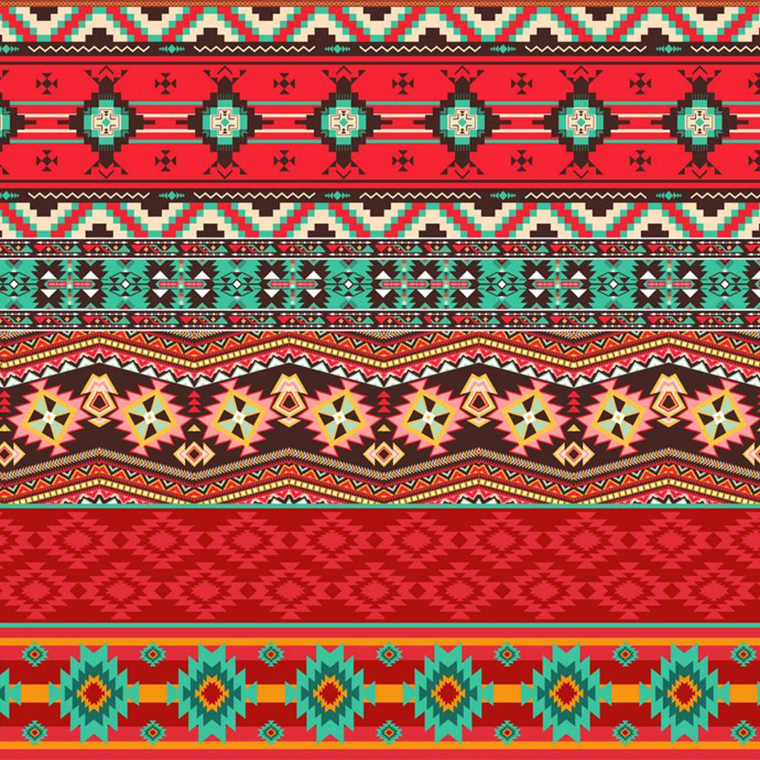 Boho Upholstery Fabric,Colorful Bohemian Theme Fabric by The Yard Chic Printed Indoor Outdoor Fabric Southwest Style Decorative Fabric,Bohemian Striped Exotic Aztec Fabric, DIY Art 10 Yards — image 1