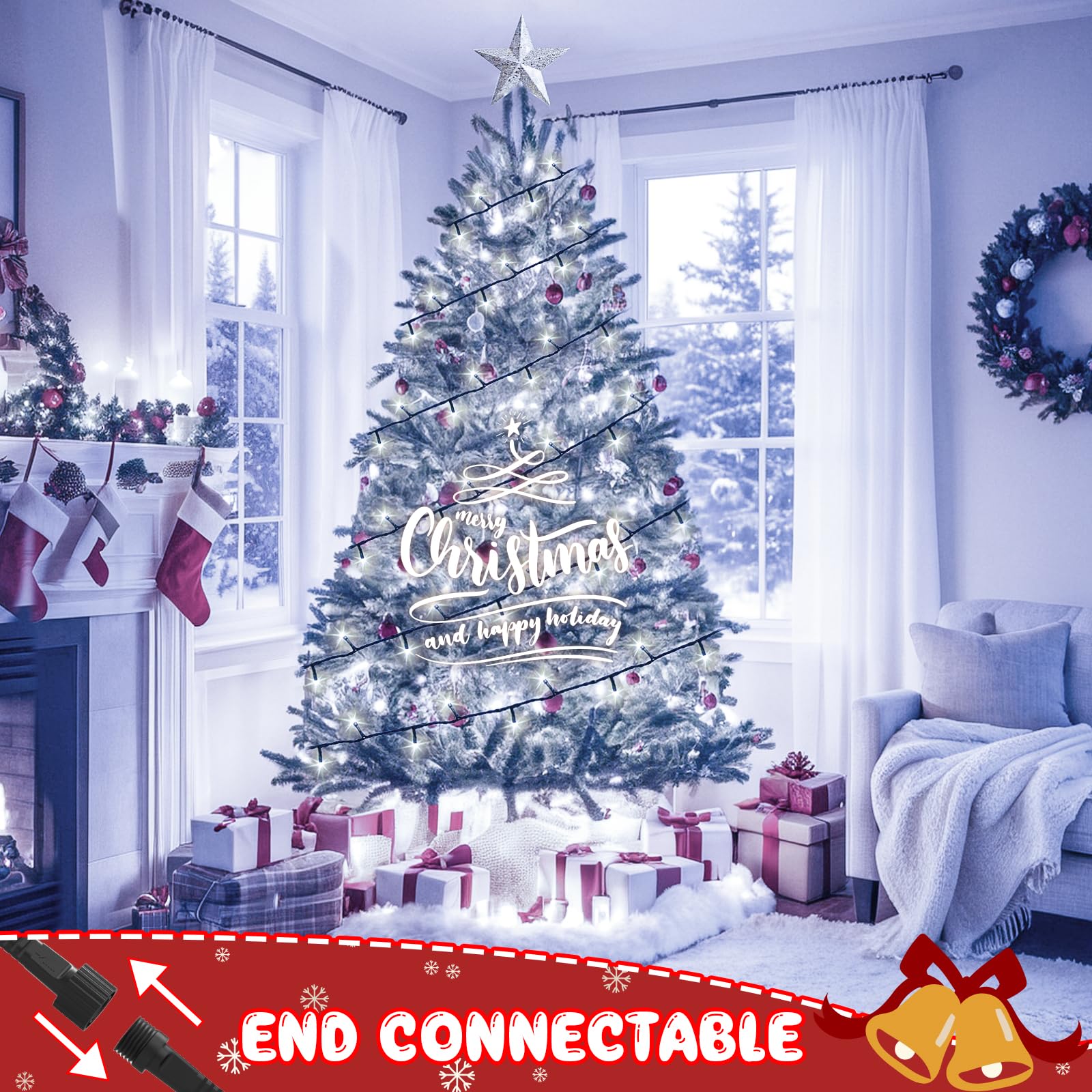 cshare Christmas Tree Lights Outdoor - Image 3