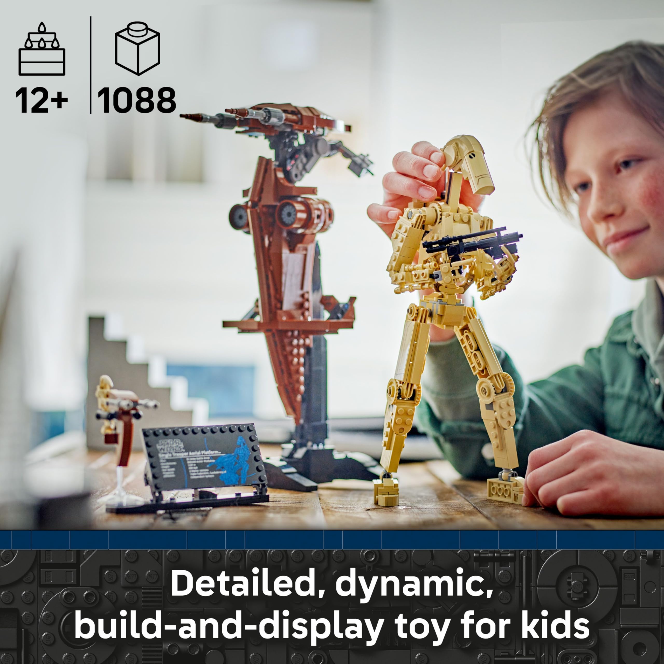 LEGO Star Wars 75428 Battle Droid with STAP Speeder, Play & Display Droid Figure Building Toy - Image 2