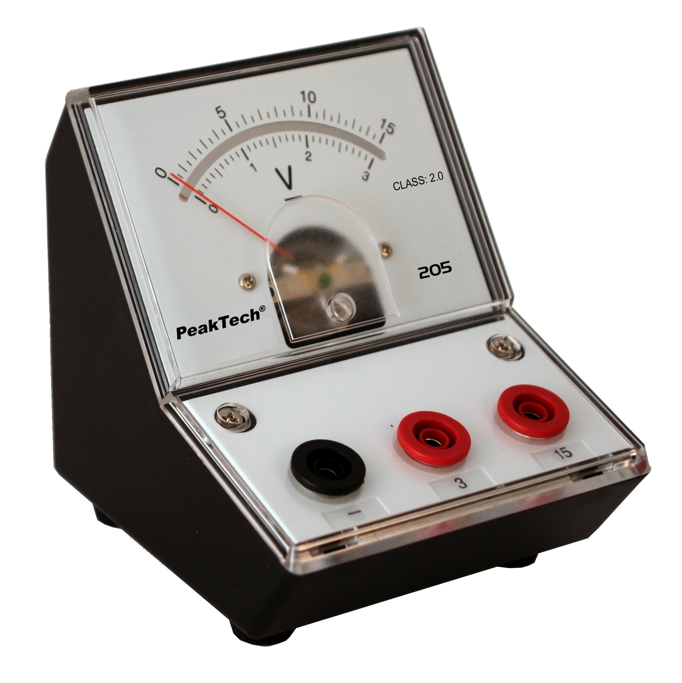 PeakTech P 205-05 Spannungsmessgerät / Voltmeter (Analog, Spiegelskala)