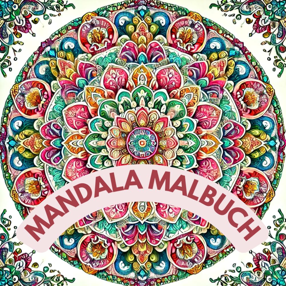 Mandala - Ausmalbuch: Stress abbauen, kreativ sein und die Seele entspannen – mit 40 einzigartigen Mandalas