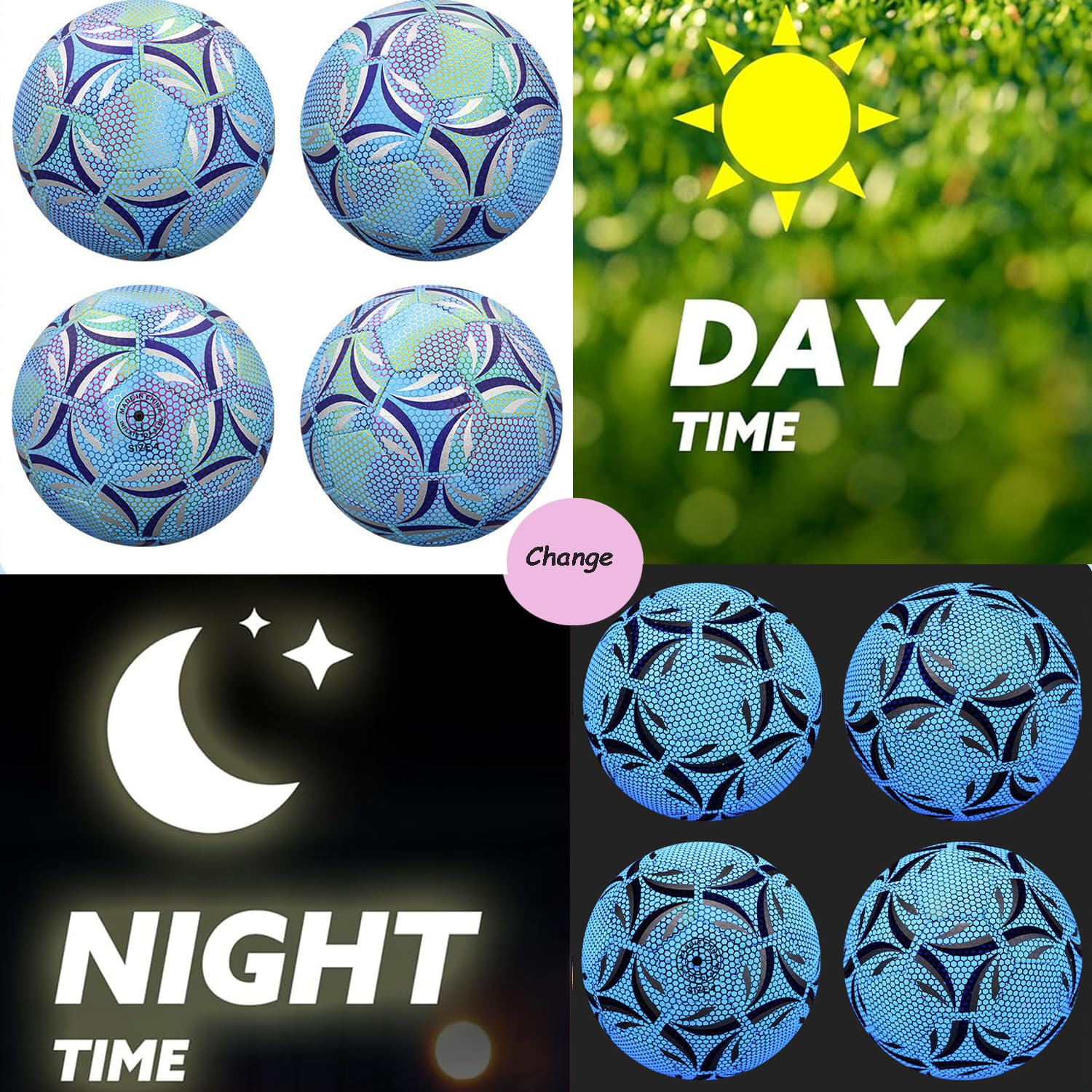 HanQZen Fußball Größe 5 - Premium Trainingsball Für Jugend & Erwachsene