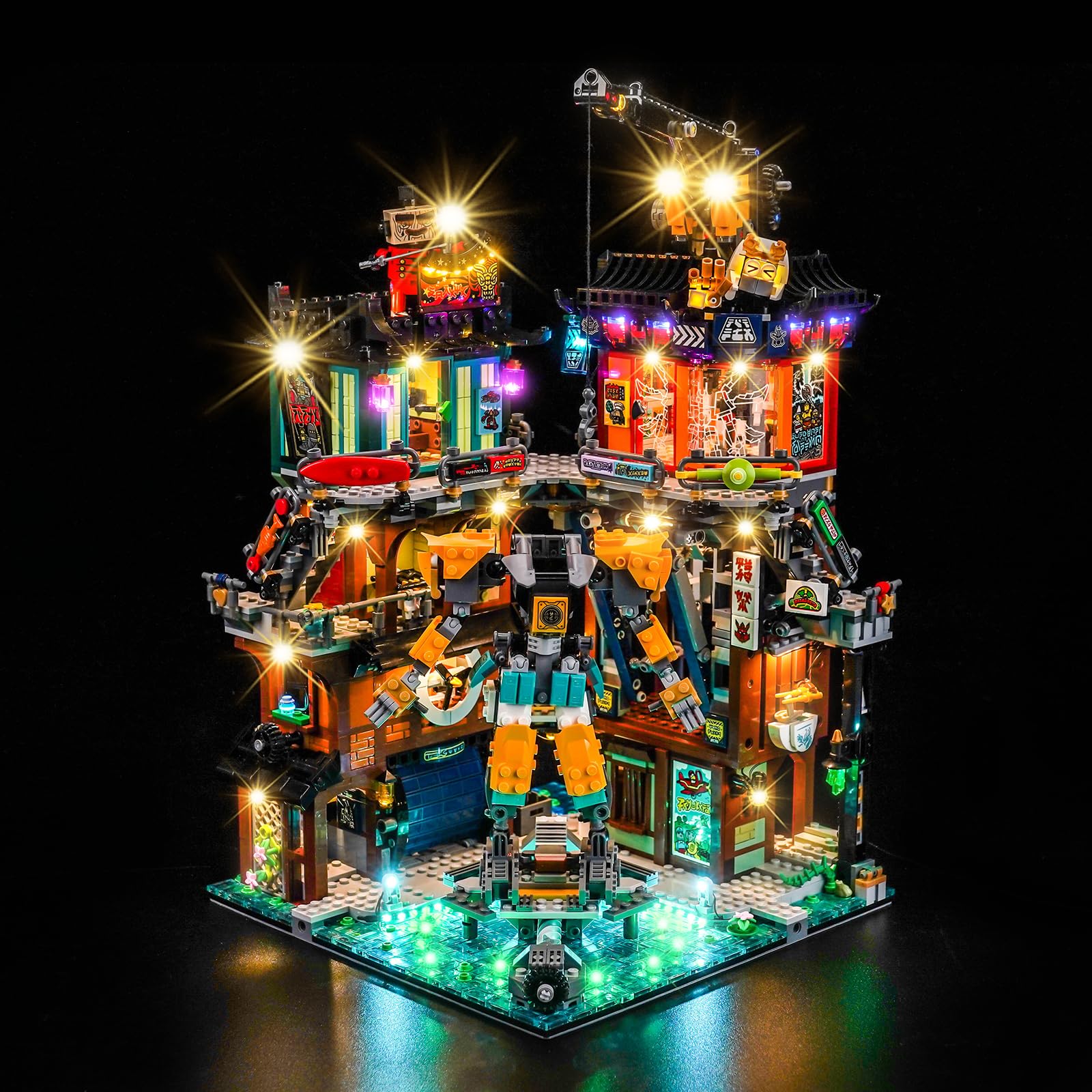 Kit de luz LED compatible con Lego 76329 Miles Morales Mask (sin modelo) juguete creativo — view 46