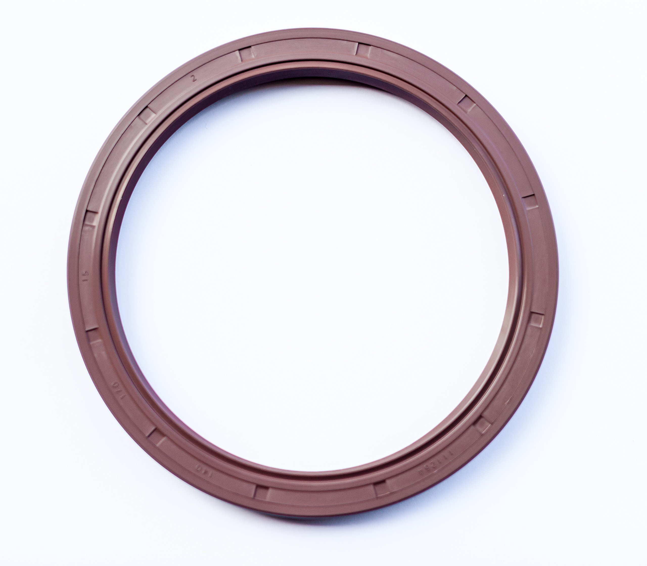 EAI 25mm X 40mm X 7mm FPM/FKM Double Lip Oil Seal With Stainless Steel Spring - Viton Equivalent, High Temp Resistant, For Shafts - View #5
