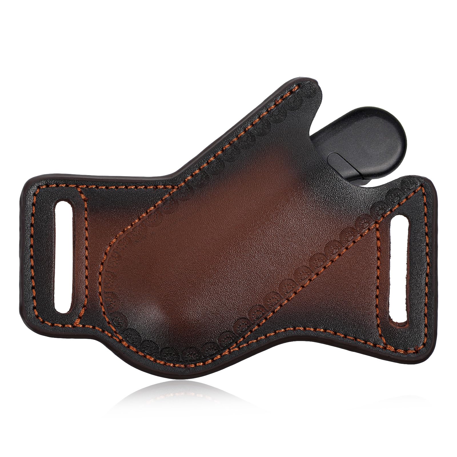 Durable Leather Knife Sheath, Multitool Sheath for Belt, Waterproof Knife Holder for Folding Knives and Tools