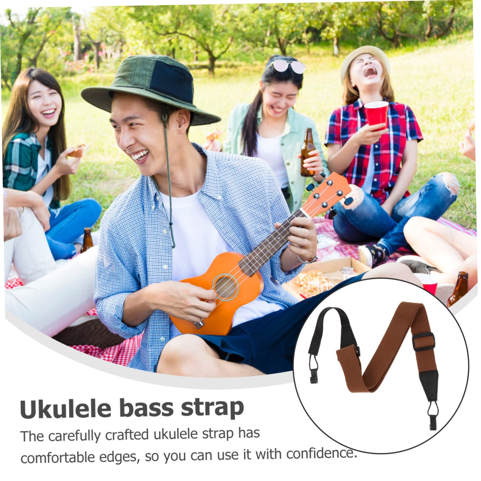 SHOWERORO 3stücke Ukulele Strap Bohren Verstellbare Und Praktische Instrumenten-gurte Für Ukulele Bass Und Andere Saiteninstrumente Für Musiker