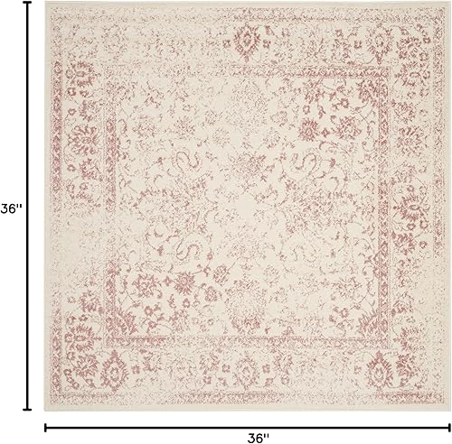 Miniatura 503 de Safavieh colección Adirondack - Alfombra de área, 6 x 9 pies, gris y azul, diseño oriental desgastado, no desprende pelusa, fácil cuidado, ideal