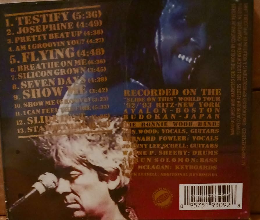 Ronnie Wood / Slide On Live / EUオリジナル Amazon.co.jp: Slide on Live: ミュージック