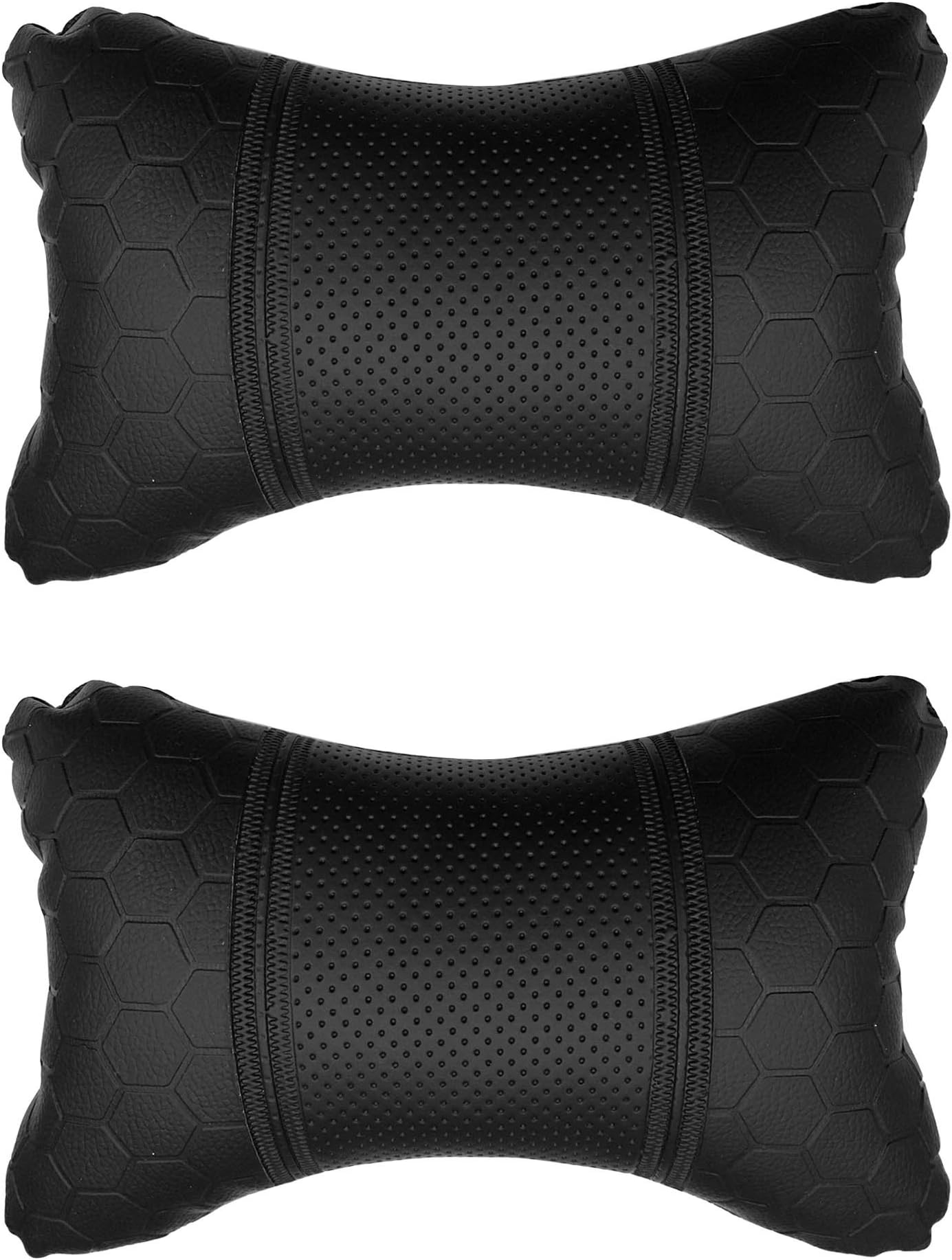 Football Black Design Car Neck Rest CushionFor Maruti Suzuki Alto,Maruti Suzuki Wagon-R, Tata Tiago, Tata Punch, Hyundai Santro, Hyundai Grand I-1O