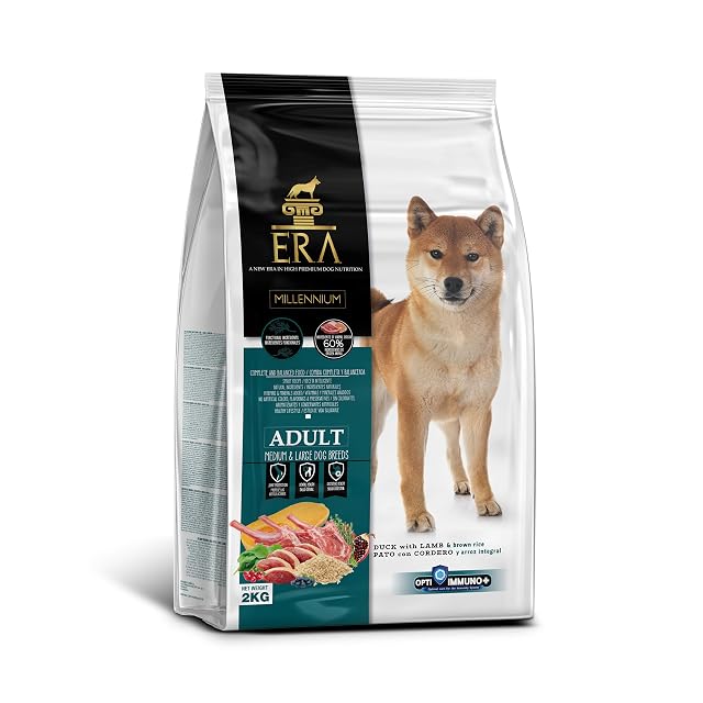Era Millennium Adulto Para Razas Medianas y Grandes, Pato y Cordero 2Kg