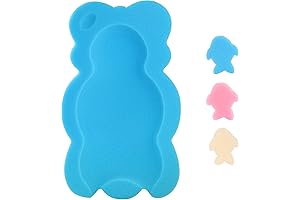Baby Bath Soft Sponge, Safe Bathing Aid for Infants
