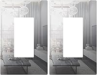 Vista 81 de LIDER Placa de pared metálica decorativa, resistente a la temperatura y al impacto, acero inoxidable 430, cubierta sin tornillos, mejora